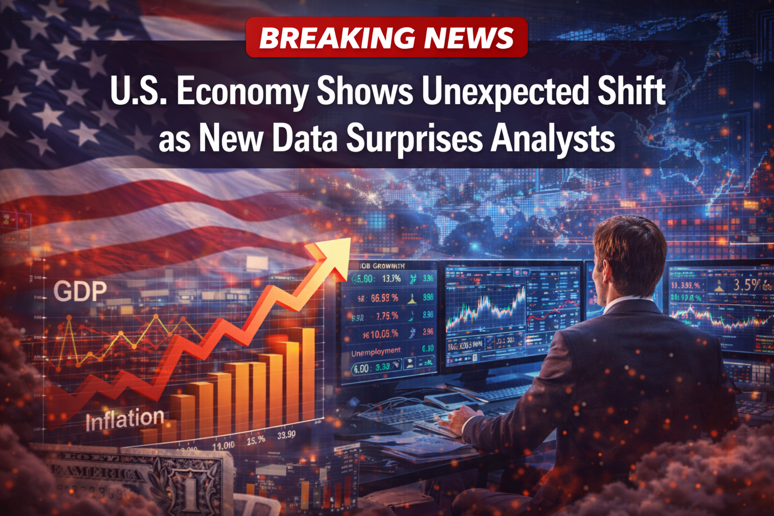 u.s. economy sees surprising change